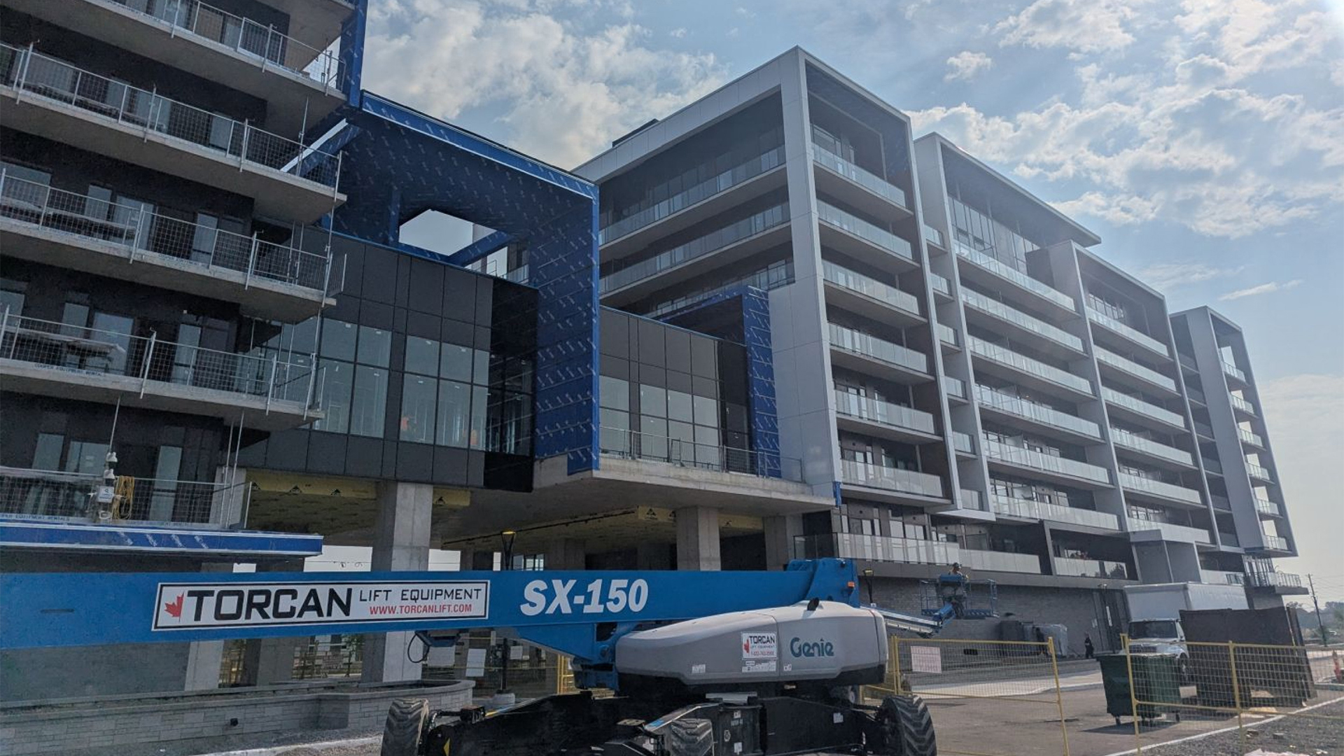 A photo from the SOHO Phase One construction site, where most of the project has been completed.
